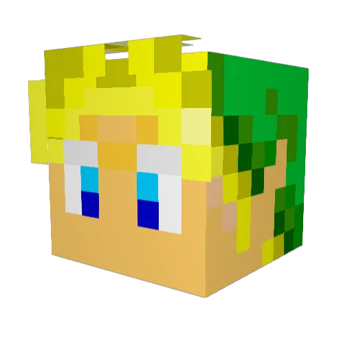 captain4311 Minecraft avatar head, 3D render