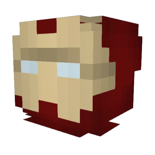 captain917 Minecraft avatar head, 3D render