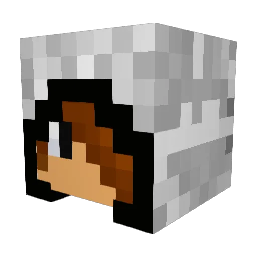 captain_adam007 Minecraft avatar head, 3D render