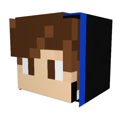 captain_howser Minecraft avatar head, 3D render