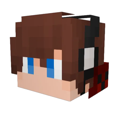 captain_jimmy Minecraft avatar head, 3D render
