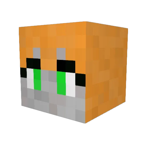 captain_mary_k Minecraft avatar head, 3D render