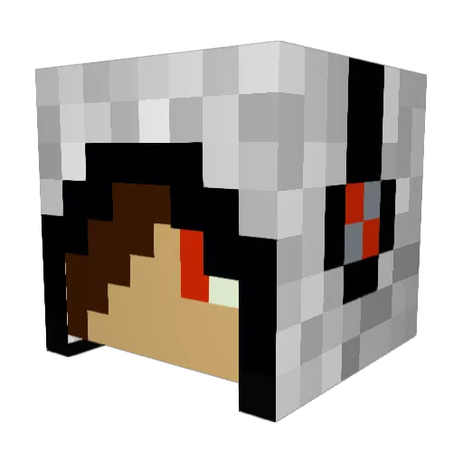captain_spakelz Minecraft avatar head, 3D render
