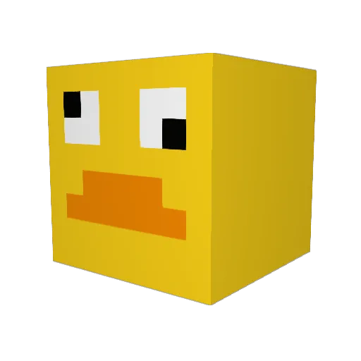 captaincookie9 Minecraft avatar head, 3D render