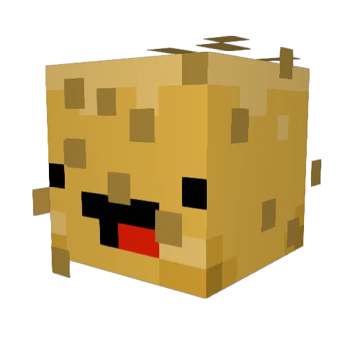 captaind3rpz Minecraft avatar head, 3D render