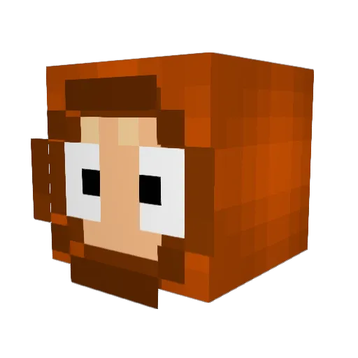 captainmac69 Minecraft avatar head, 3D render