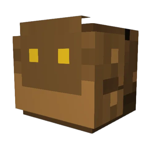 captainofmysoul Minecraft avatar head, 3D render