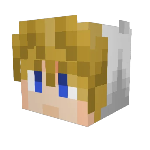 captainwill03 Minecraft avatar head, 3D render