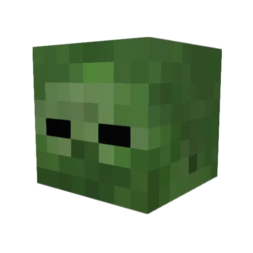 captainzombie100 Minecraft avatar head, 3D render