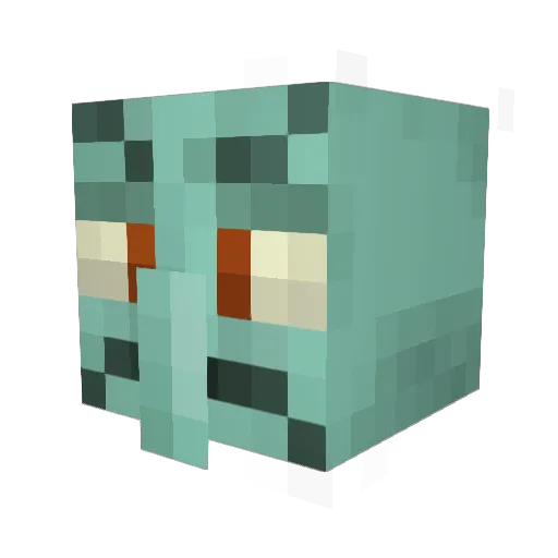 captbutter24 Minecraft avatar head, 3D render