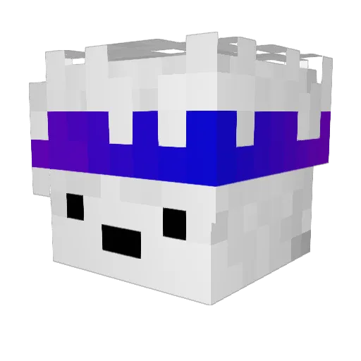captiancokie123 Minecraft avatar head, 3D render