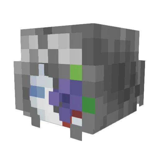 captianred1234 Minecraft avatar head, 3D render