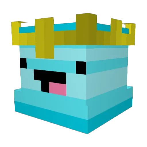 captin3101 Minecraft avatar head, 3D render