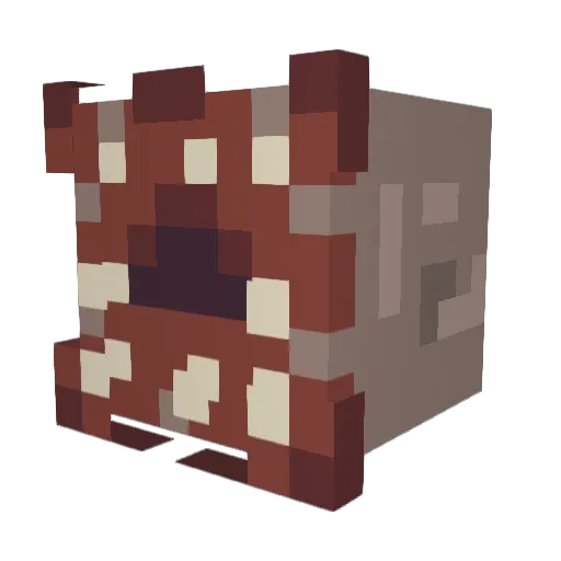 captin_cappy Minecraft avatar head, 3D render
