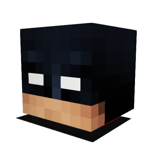 captincake13 Minecraft avatar head, 3D render