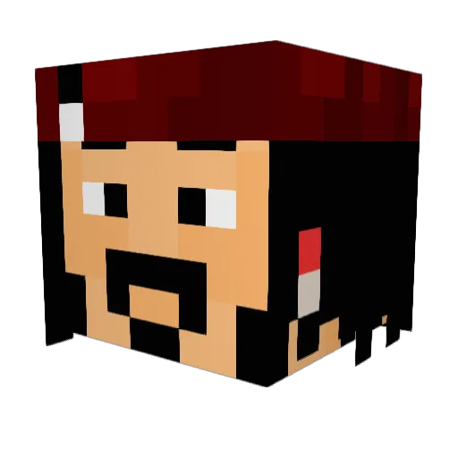 capua61 Minecraft avatar head, 3D render
