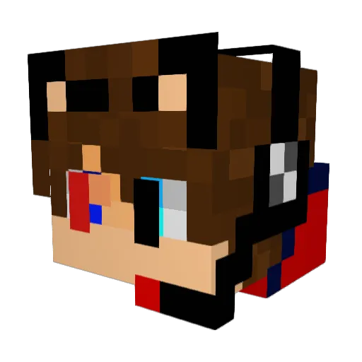capuchino21 Minecraft avatar head, 3D render