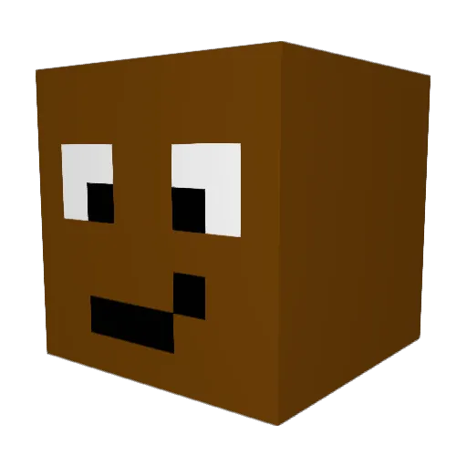 capuur Minecraft avatar head, 3D render