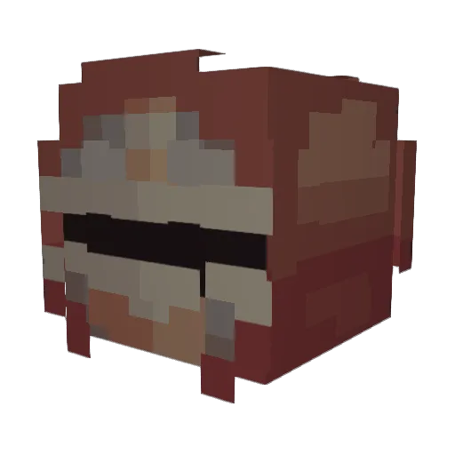 capybara1301 Minecraft avatar head, 3D render