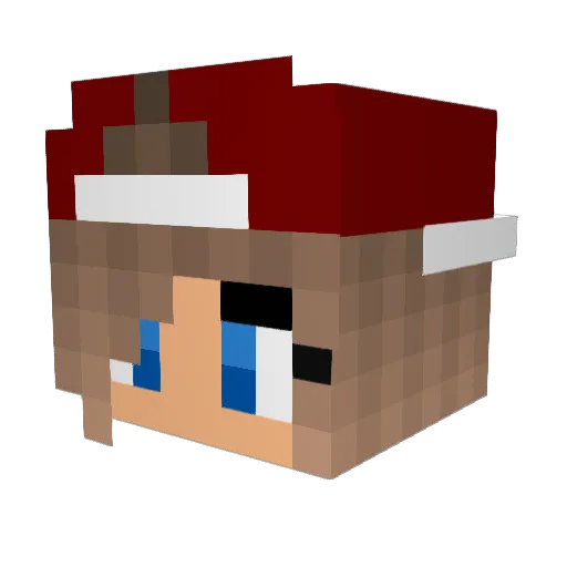 car0laa Minecraft avatar head, 3D render