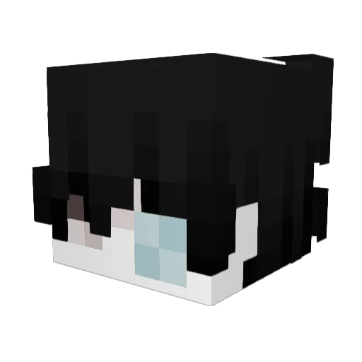 car23 Minecraft avatar head, 3D render