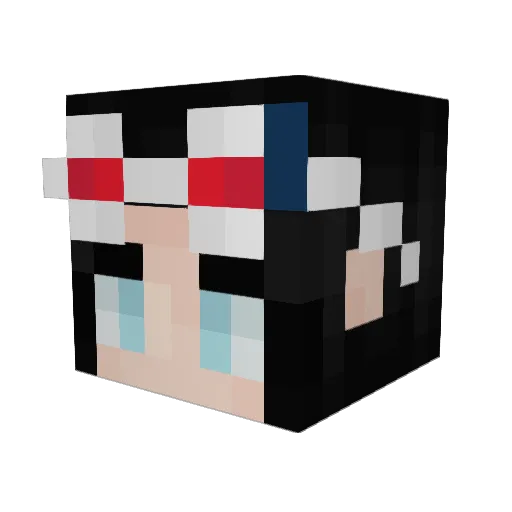 caraaa231 Minecraft avatar head, 3D render