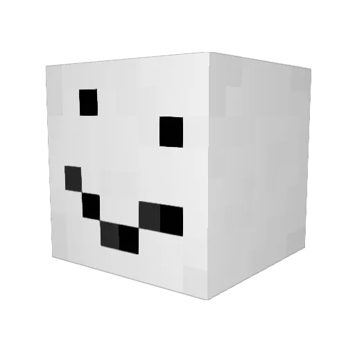 carapuz201 Minecraft avatar head, 3D render