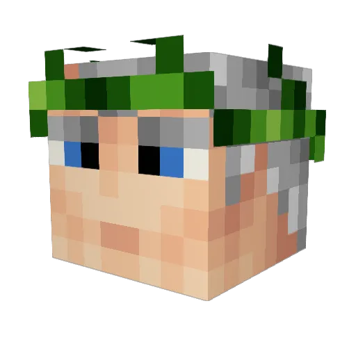 carasco1 Minecraft avatar head, 3D render