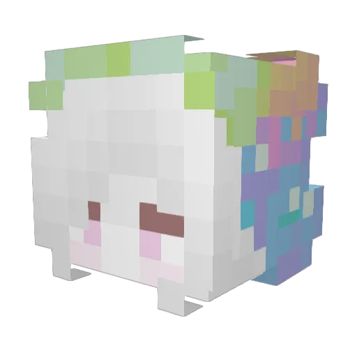 carazsoul Minecraft avatar head, 3D render