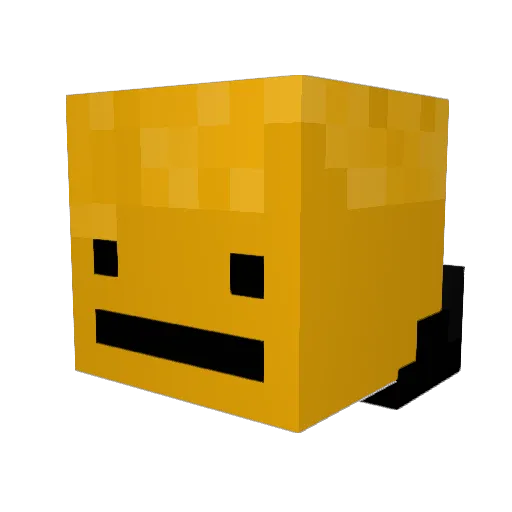 carbaz_ Minecraft avatar head, 3D render