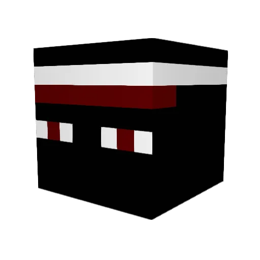 carbn_monoxide Minecraft avatar head, 3D render