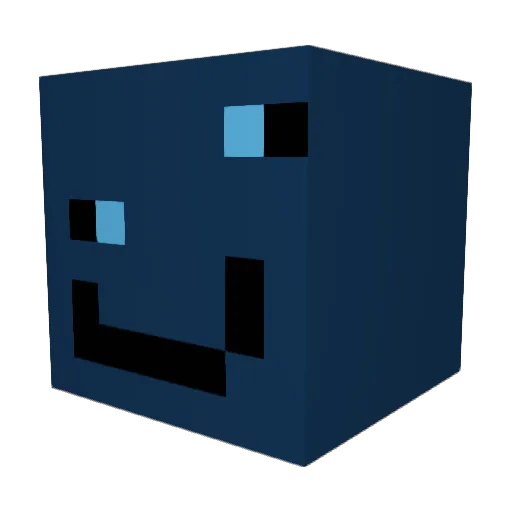 carbomartus Minecraft avatar head, 3D render