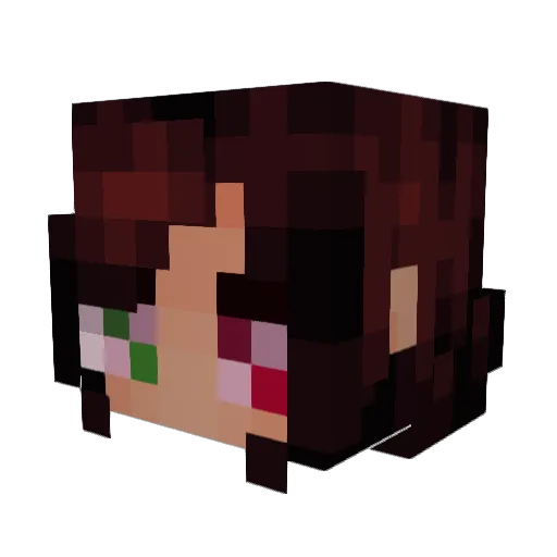 carbonated_m1lk Minecraft avatar head, 3D render