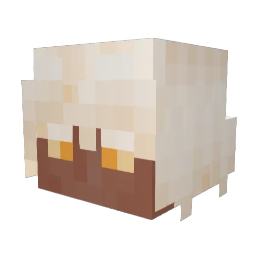 carbonatedjelly Minecraft avatar head, 3D render