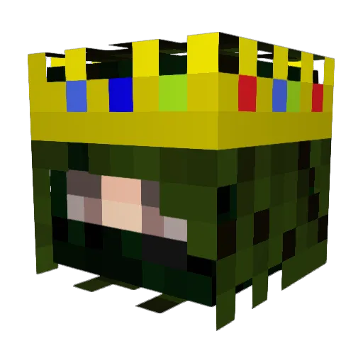 carbonlifeform__ Minecraft avatar head, 3D render