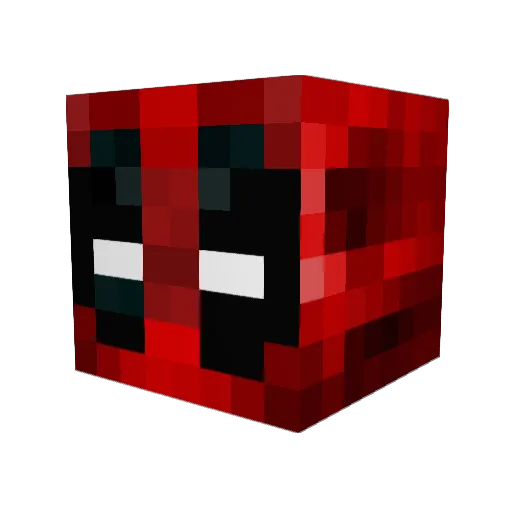 carcino12 Minecraft avatar head, 3D render