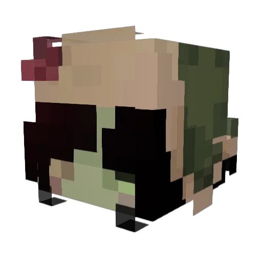 carcosa_8 Minecraft avatar head, 3D render