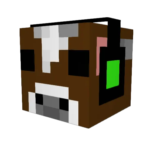 carcrashHD Minecraft avatar head, 3D render