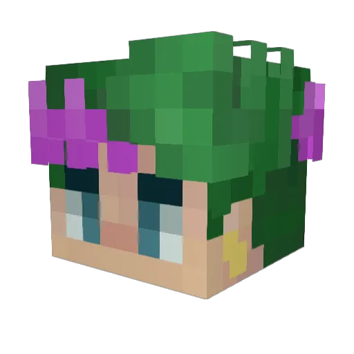 carcrashheart02 Minecraft avatar head, 3D render
