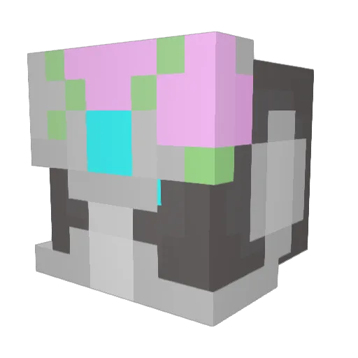 cardboredboxes Minecraft avatar head, 3D render