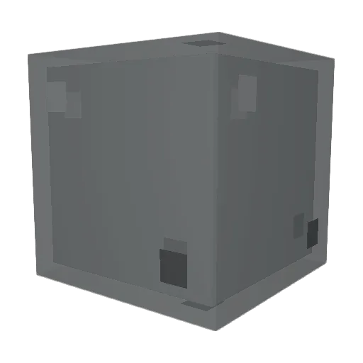 carededbot Minecraft avatar head, 3D render