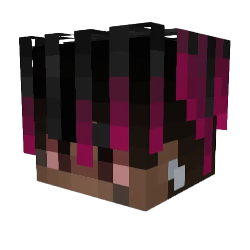 carfyd Minecraft avatar head, 3D render