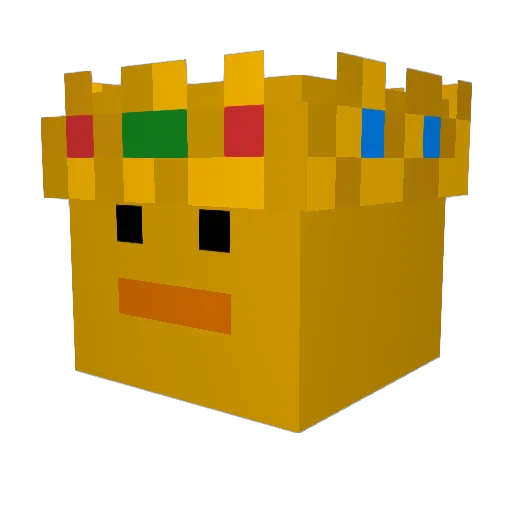 carhrq_ Minecraft avatar head, 3D render