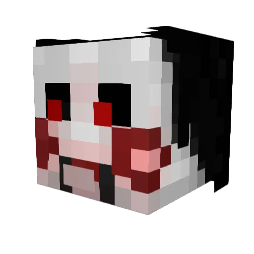 cariba22 Minecraft avatar head, 3D render