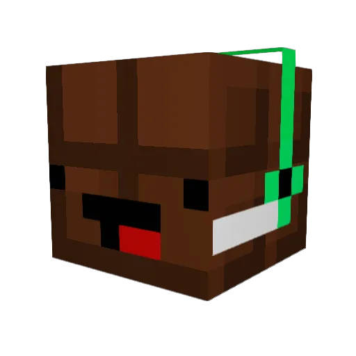carison2019 Minecraft avatar head, 3D render