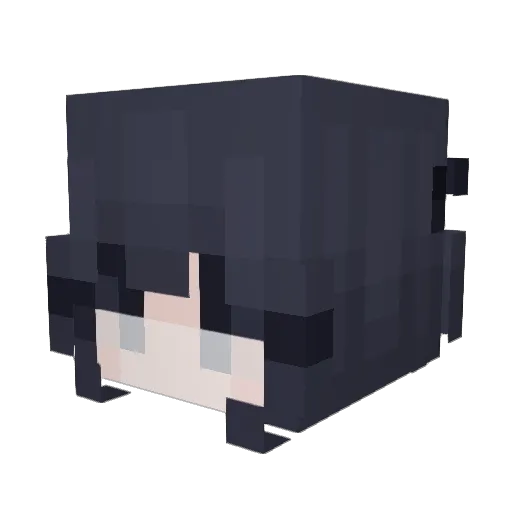 cariys Minecraft avatar head, 3D render