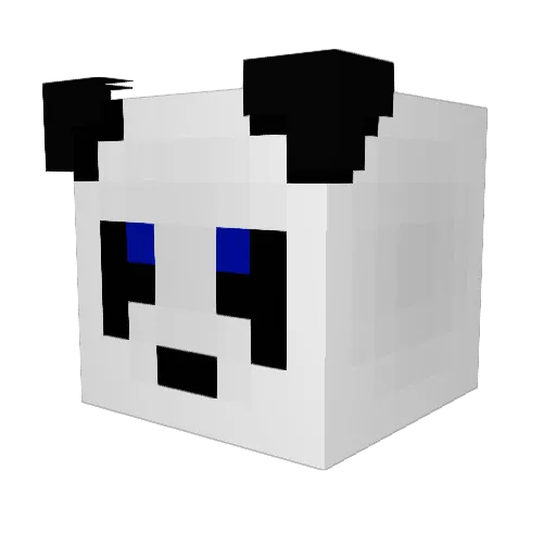 carizio Minecraft avatar head, 3D render