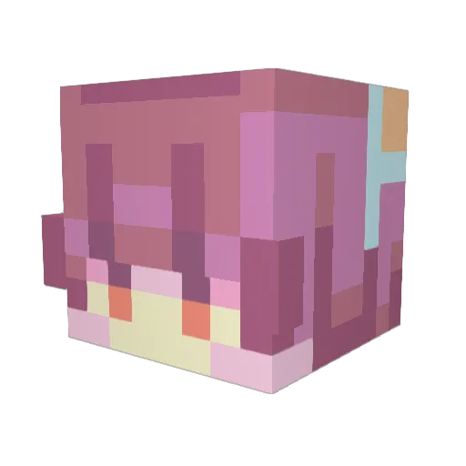 carjo95 Minecraft avatar head, 3D render