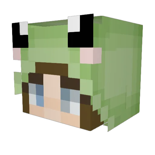 carl21 Minecraft avatar head, 3D render