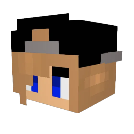 carla22 Minecraft avatar head, 3D render